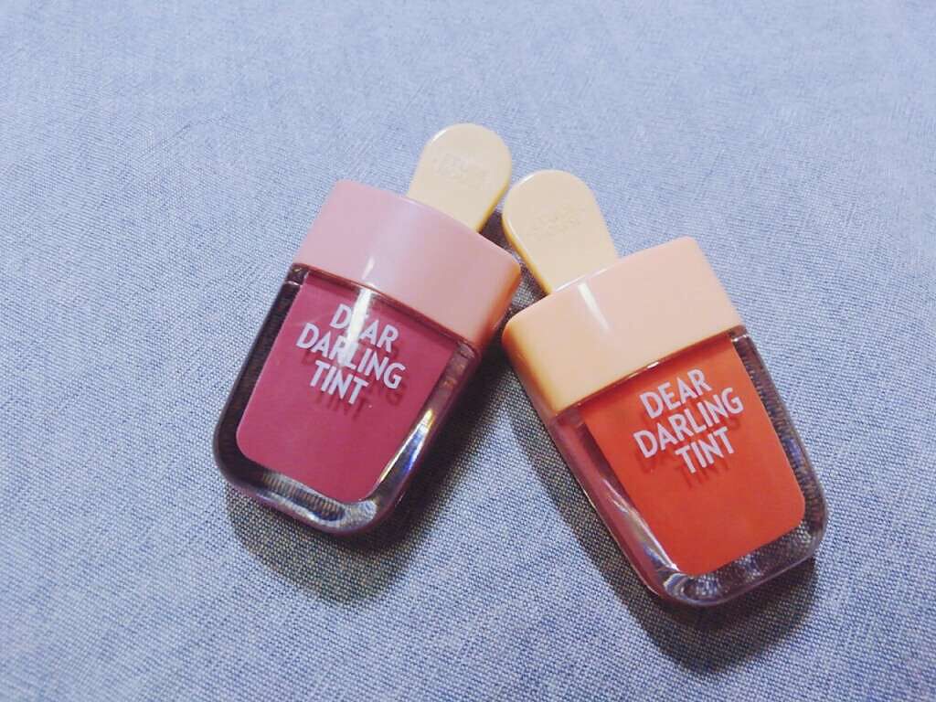 ディアダーリン ウォータージェルティント （アイスティント）/ETUDE/口紅を使ったクチコミ（1枚目）