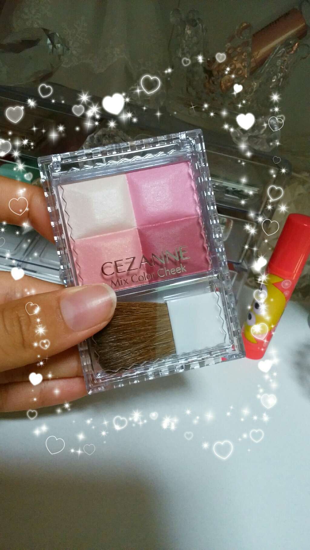 ミックスカラーチーク/CEZANNE/パウダーチークを使ったクチコミ(1枚目)