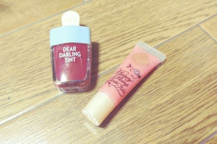 ディアダーリン ウォータージェルティント (アイスティント)/ETUDE/口紅を使ったクチコミ(1枚目)