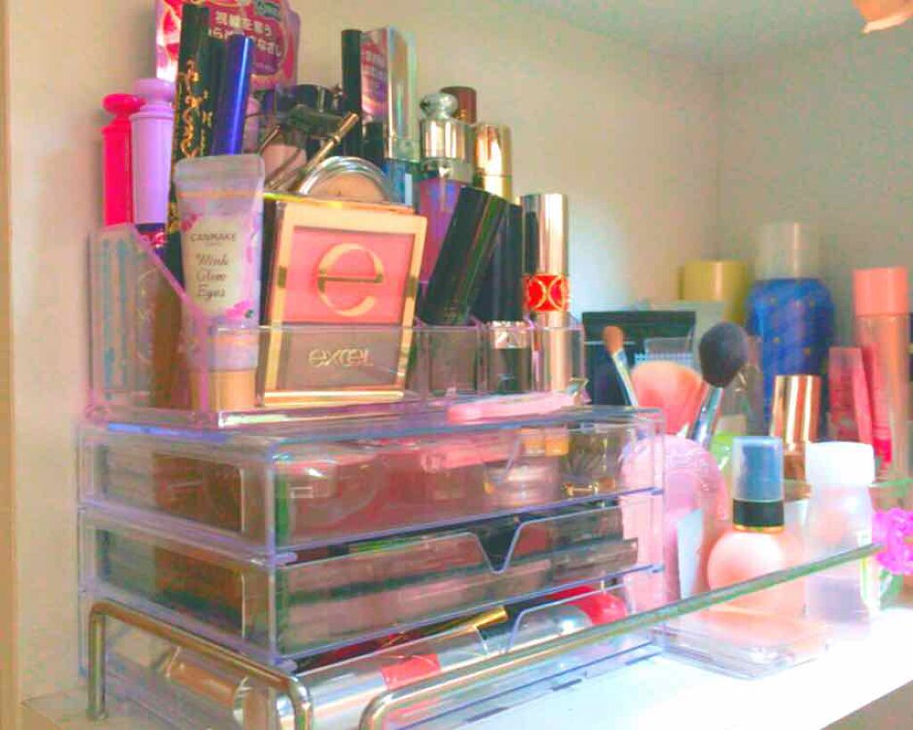 3段式クリアーケース/DAISO/その他化粧小物を使ったクチコミ(1枚目)