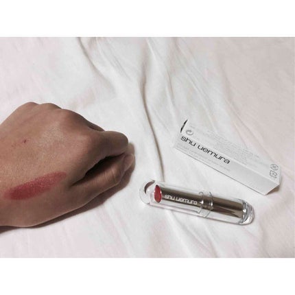 ルージュ アンリミテッド シアーシャイン/shu uemura/口紅を使ったクチコミ(2枚目)