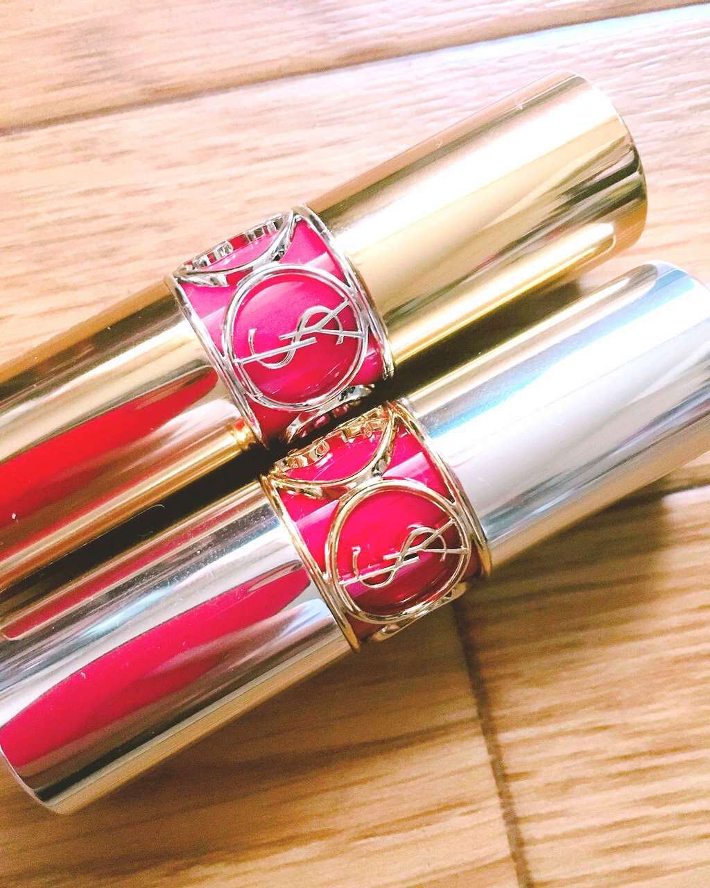 ルージュ ヴォリュプテ シャイン/YVES SAINT LAURENT BEAUTE/口紅を使ったクチコミ（1枚目）