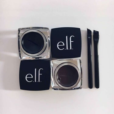 ≋e.l.f cosmetics≋ cream eyeliner 
black.  coffee.

ブラシとセットで $3.00 くらいで購入しました！ブラシの毛質は細くて硬いのでとても引きやすいです