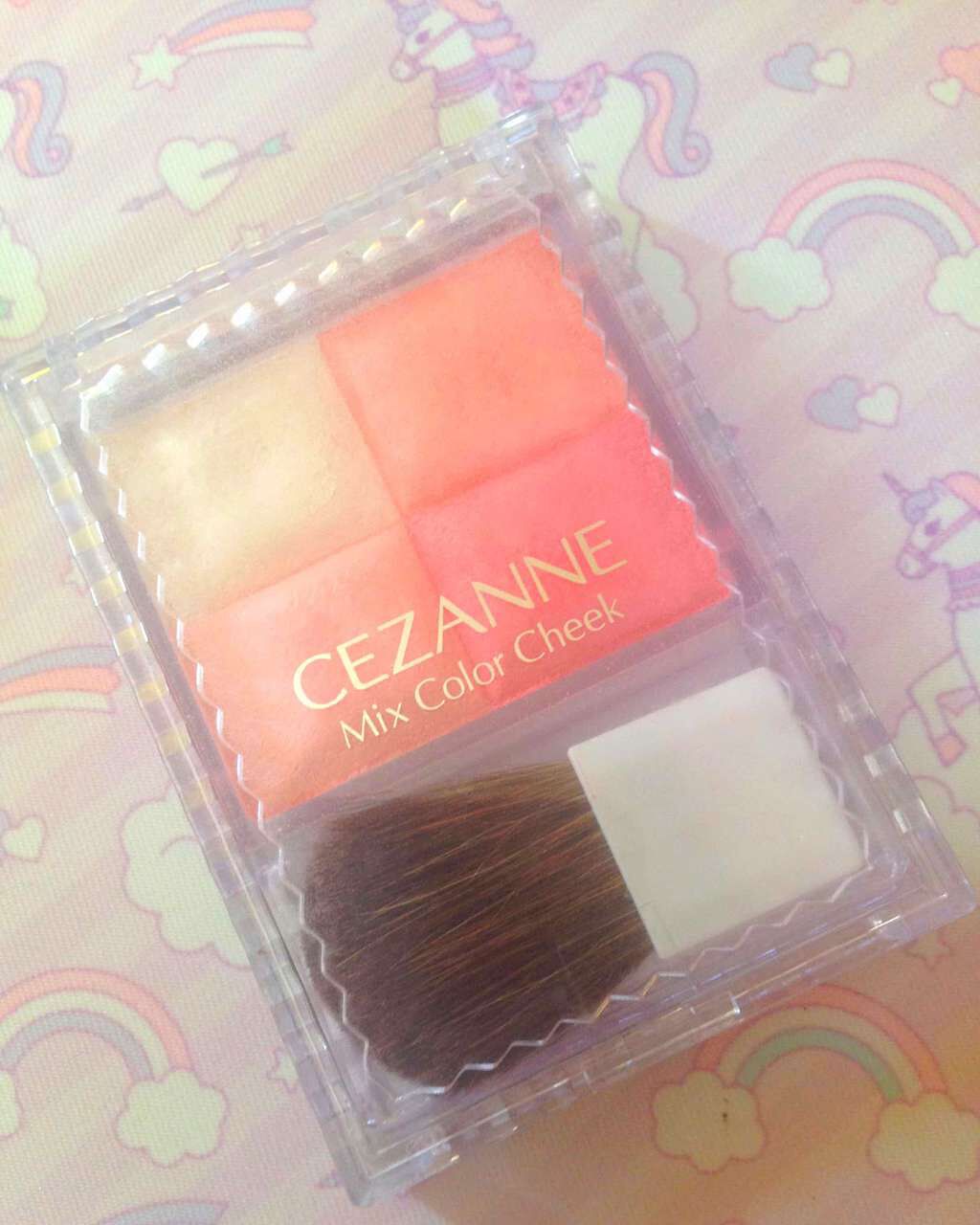 ミックスカラーチーク/CEZANNE/パウダーチークを使ったクチコミ(1枚目)