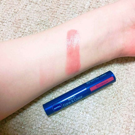 ニベア リッチケア&カラーリップ/ニベア/リップクリームを使ったクチコミ(1枚目)