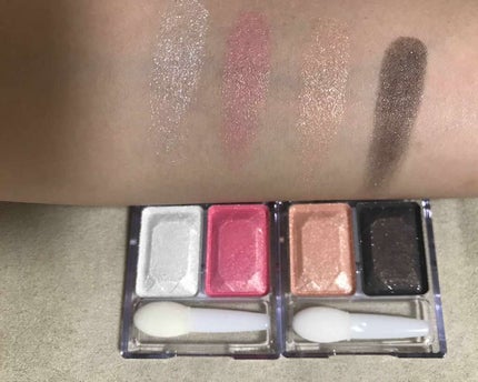 ツーカラー アイシャドウ ラメシリーズ/CEZANNE/アイシャドウパレットを使ったクチコミ(3枚目)