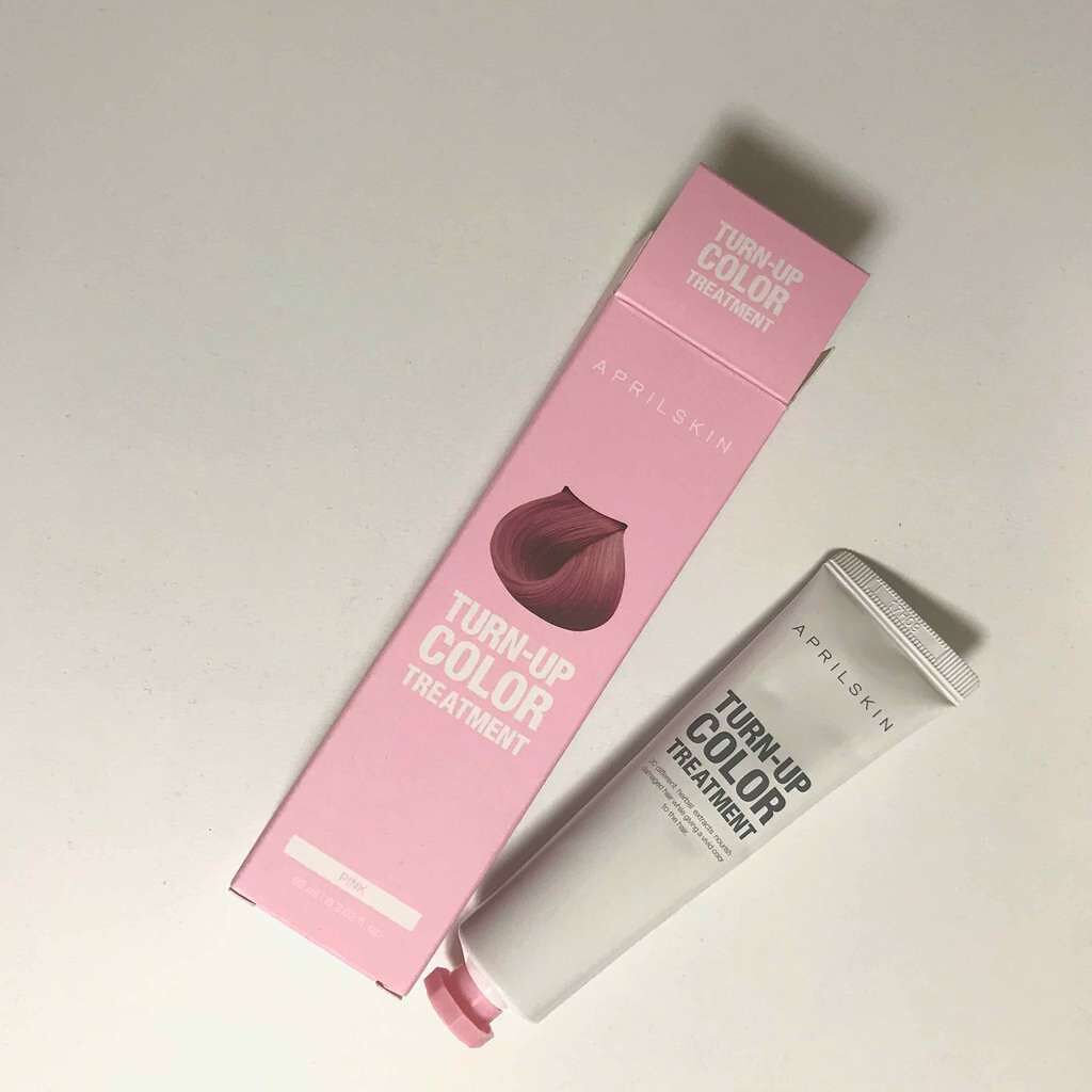 ターンアップカラートリートメント/APRILSKIN/ヘアカラーを使ったクチコミ(1枚目)