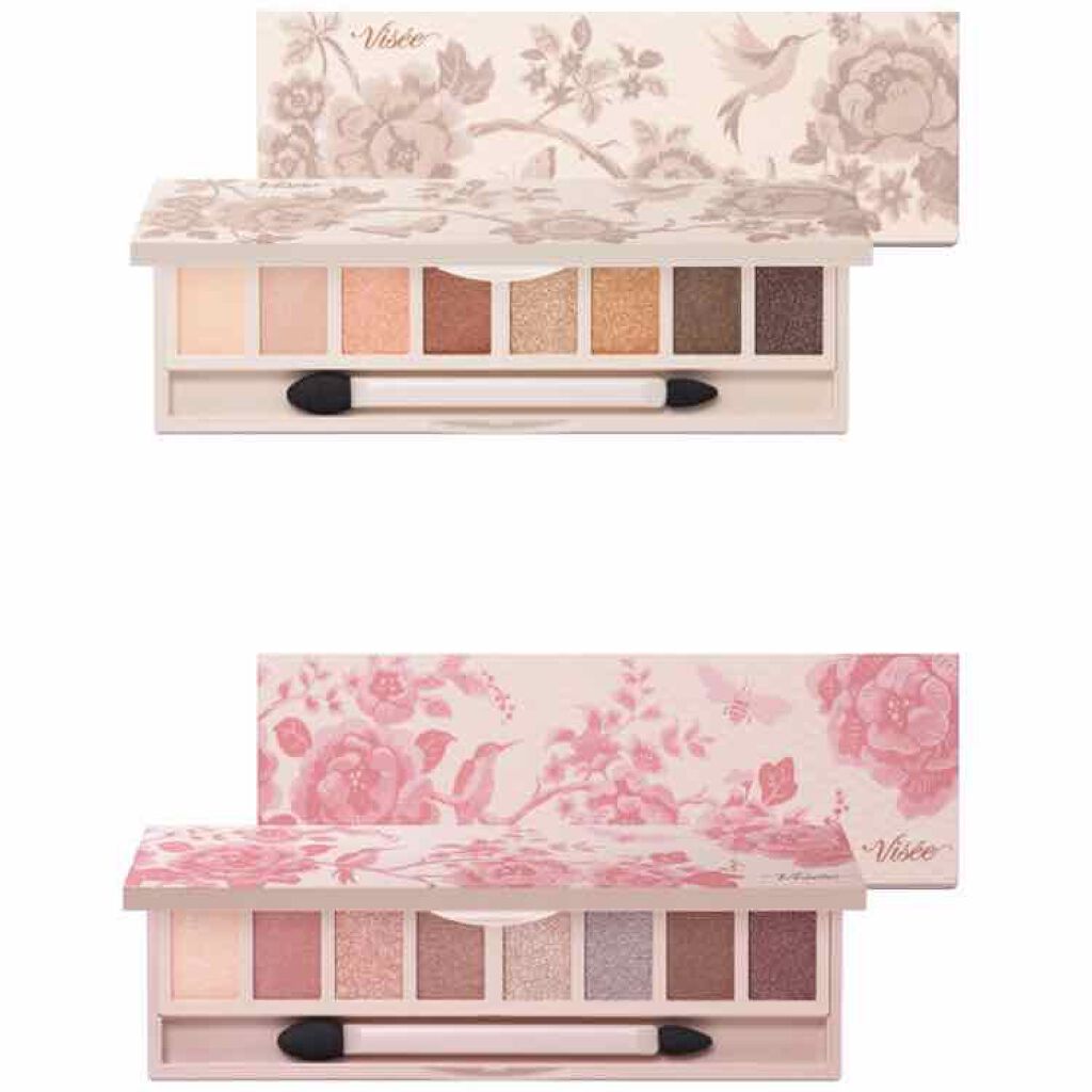 グラマラスヌード アイパレット (クリスマスコフレ 2017)/Visée/メイクアップキットを使ったクチコミ(1枚目)