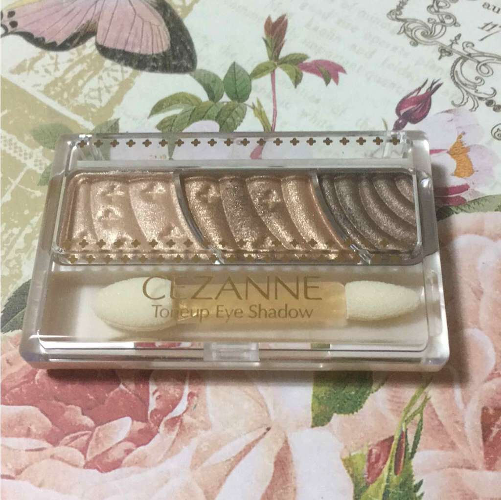トーンアップアイシャドウ/CEZANNE/アイシャドウパレットを使ったクチコミ(1枚目)