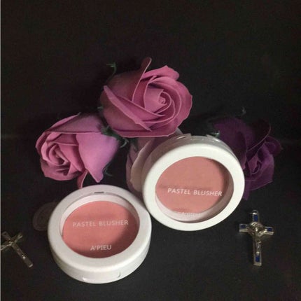 アピュー パステルブラッシャー/A’pieu/パウダーチークを使ったクチコミ(2枚目)