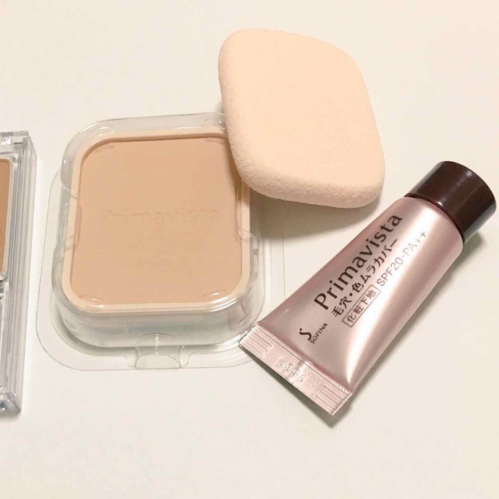 くずれにくい きれいな素肌質感パウダーファンデーション/プリマヴィスタ/パウダーファンデーションを使ったクチコミ(1枚目)