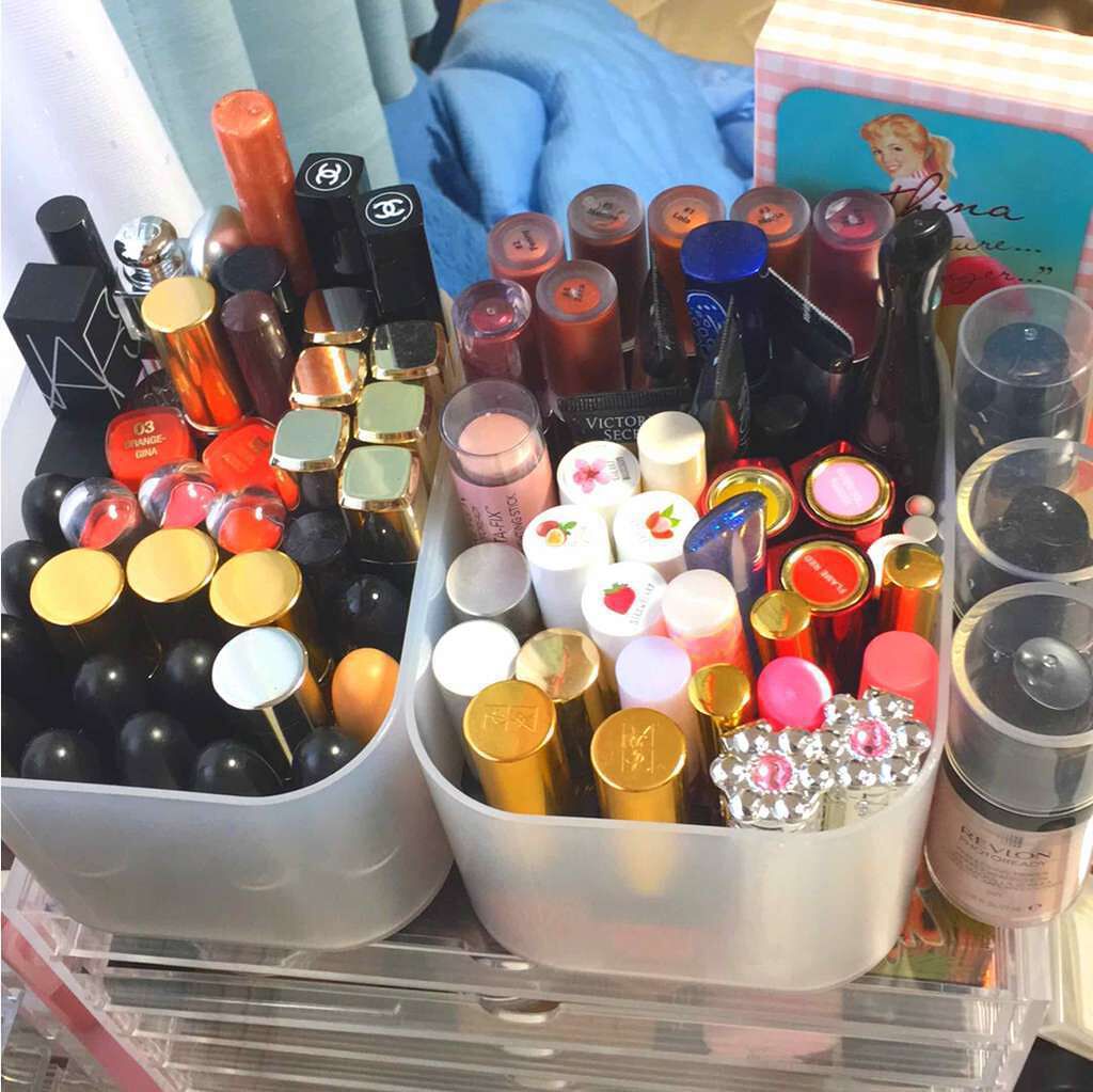 重なるアクリルケース横型3段/無印良品/その他化粧小物を使ったクチコミ(2枚目)