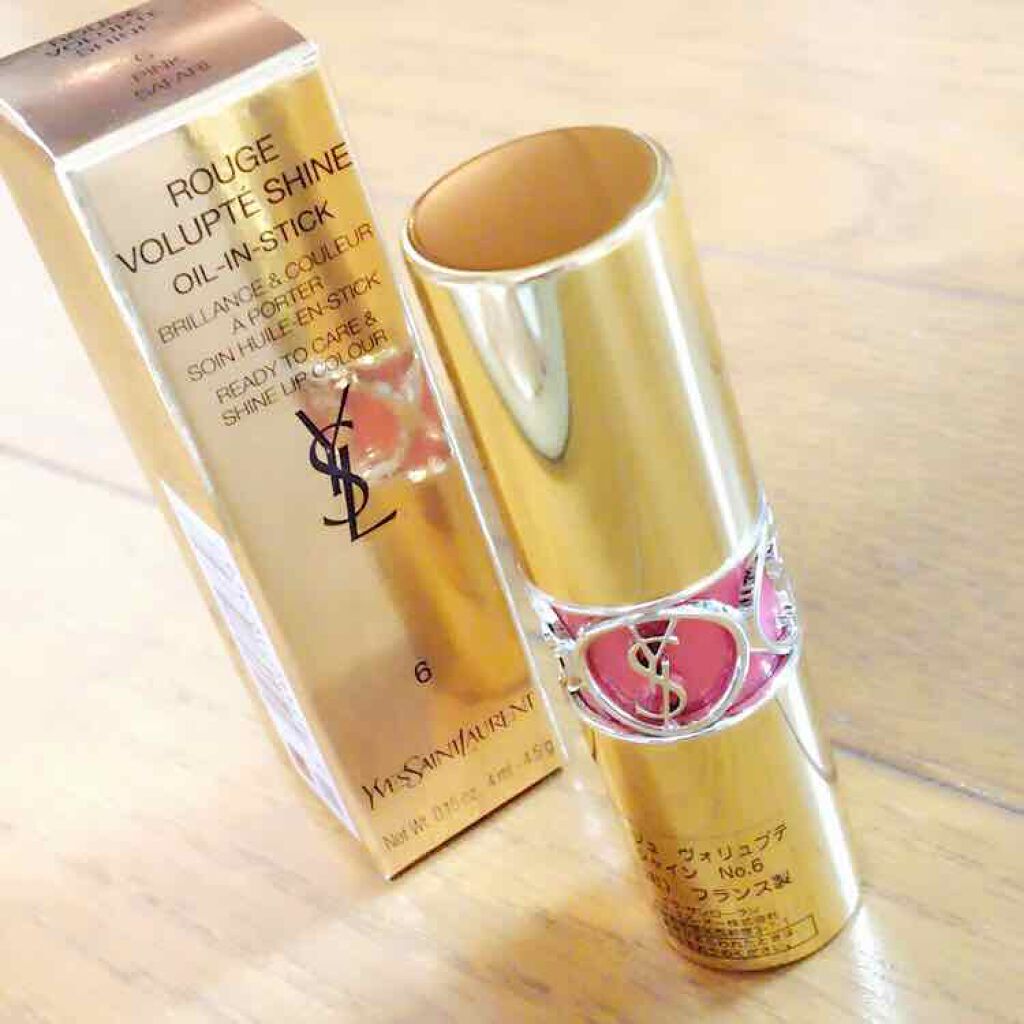 ルージュ ヴォリュプテ シャイン/YVES SAINT LAURENT BEAUTE/口紅を使ったクチコミ(1枚目)