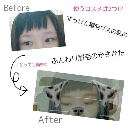 デザイニングアイブロウN/KATE/パウダーアイブロウを使ったクチコミ(1枚目)
