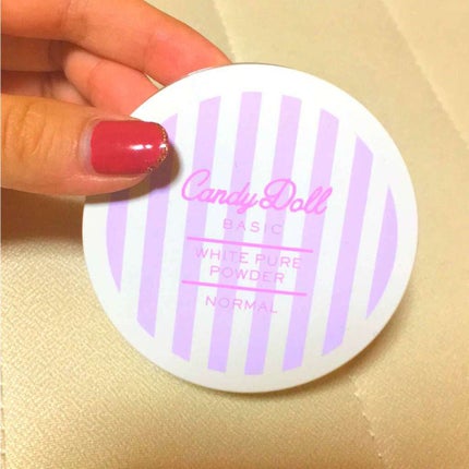 キャンディドール ホワイトピュアパウダー<ノーマル>/CandyDoll/ルースパウダーを使ったクチコミ(1枚目)