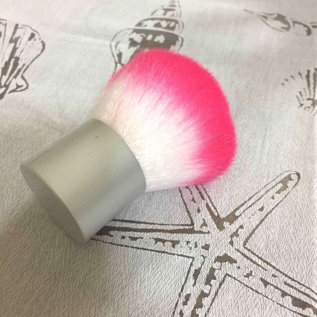 春姫 カブキフェイスブラシ/DAISO/メイクブラシを使ったクチコミ（1枚目）