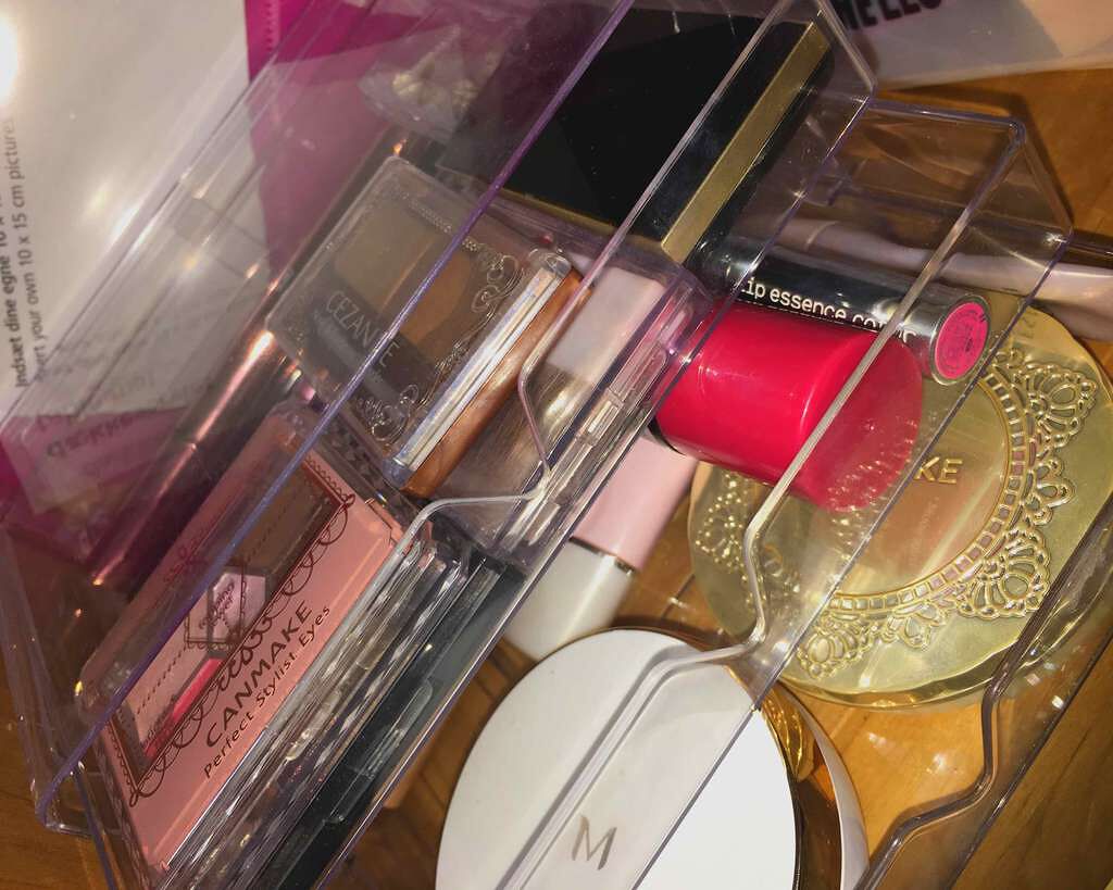 3段式クリアーケース/DAISO/その他化粧小物を使ったクチコミ（1枚目）