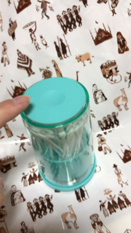 プッシュ式綿棒ケース/DAISO/その他を使ったクチコミ(2枚目)