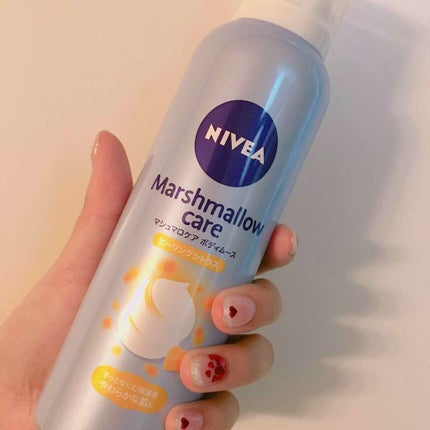 マシュマロケア ボディムース シルキーフラワー/ニベア/ボディローションを使ったクチコミ(1枚目)