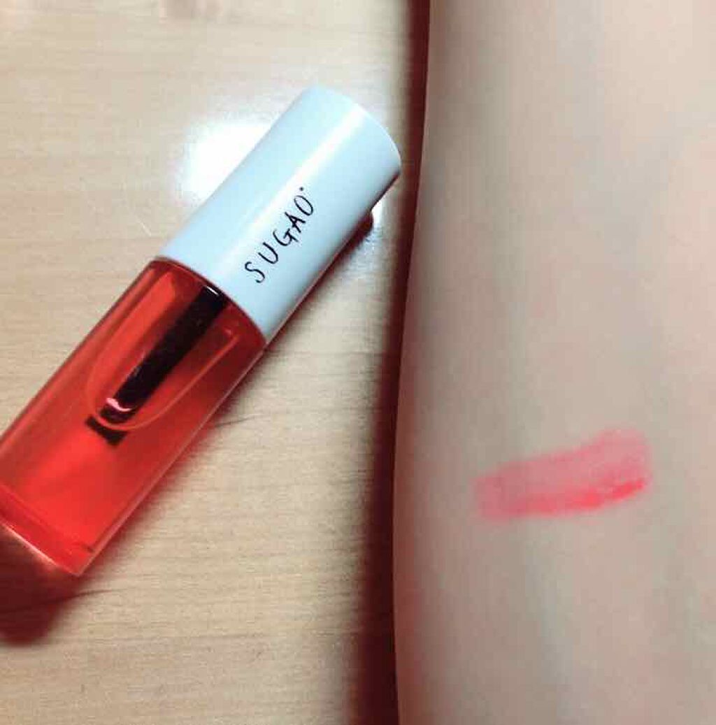ジュレ感リップティント/SUGAO®/リップグロスを使ったクチコミ（2枚目）