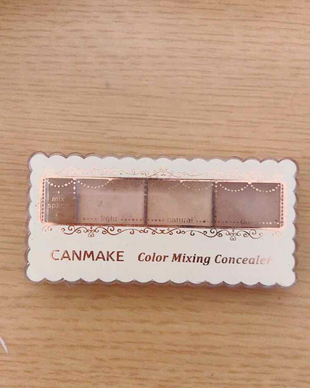 カラーミキシングコンシーラー/キャンメイク/パレットコンシーラーを使ったクチコミ(1枚目)