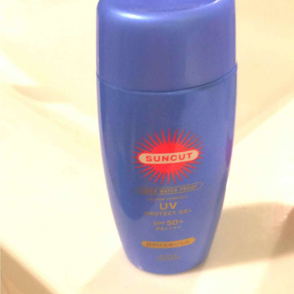 サンカット ウルトラUV スーパーパーフェクトジェル(スーパーウォータープルーフ)/サンカット®/日焼け止めジェルを使ったクチコミ（1枚目）
