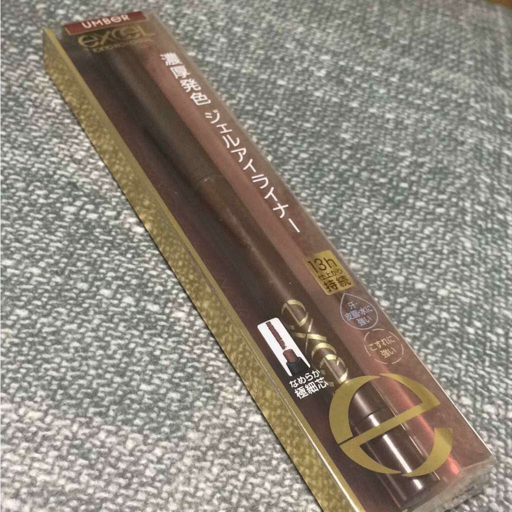 カラーラスティング ジェルライナー/excel/ジェルアイライナーを使ったクチコミ(1枚目)