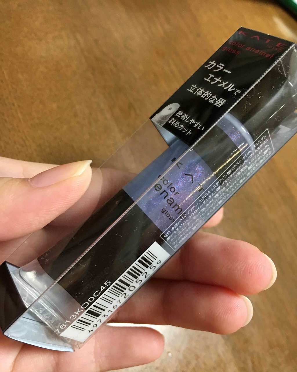カラーエナメルグロス/KATE/リップグロスを使ったクチコミ(2枚目)