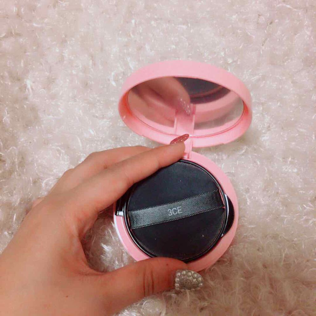 MESH FOUNDATION/3CE/クッションファンデーションを使ったクチコミ(2枚目)