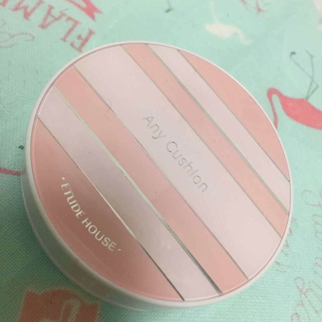 エニークッション オールデイパーフェクト/ETUDE/クッションファンデーションを使ったクチコミ(1枚目)