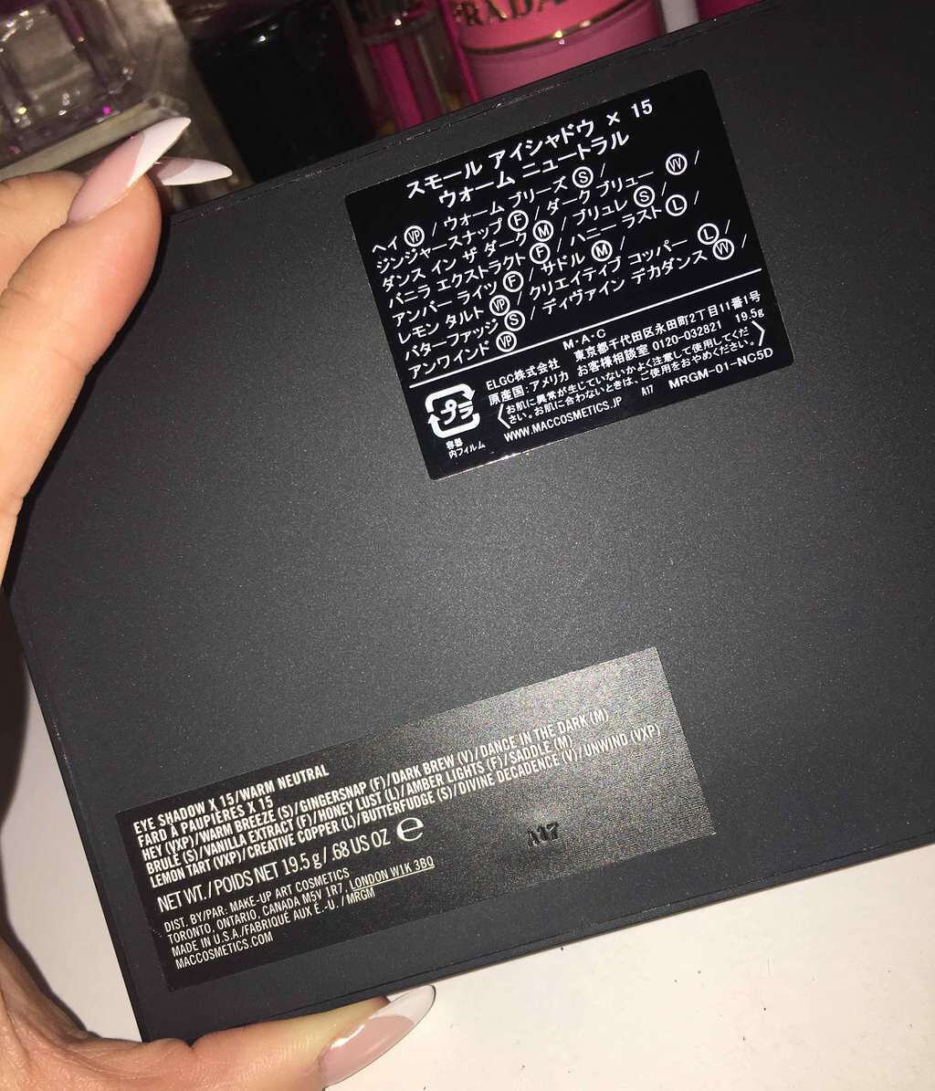 スモール アイシャドウ×15/M・A・C/アイシャドウパレットを使ったクチコミ（2枚目）