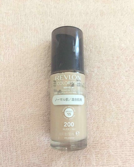 カラーステイ メイクアップ/REVLON/リキッドファンデーションを使ったクチコミ(1枚目)