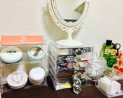 3段式クリアーケース/DAISO/その他化粧小物を使ったクチコミ(1枚目)