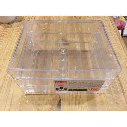 3段式クリアーケース/DAISO/その他化粧小物を使ったクチコミ(1枚目)