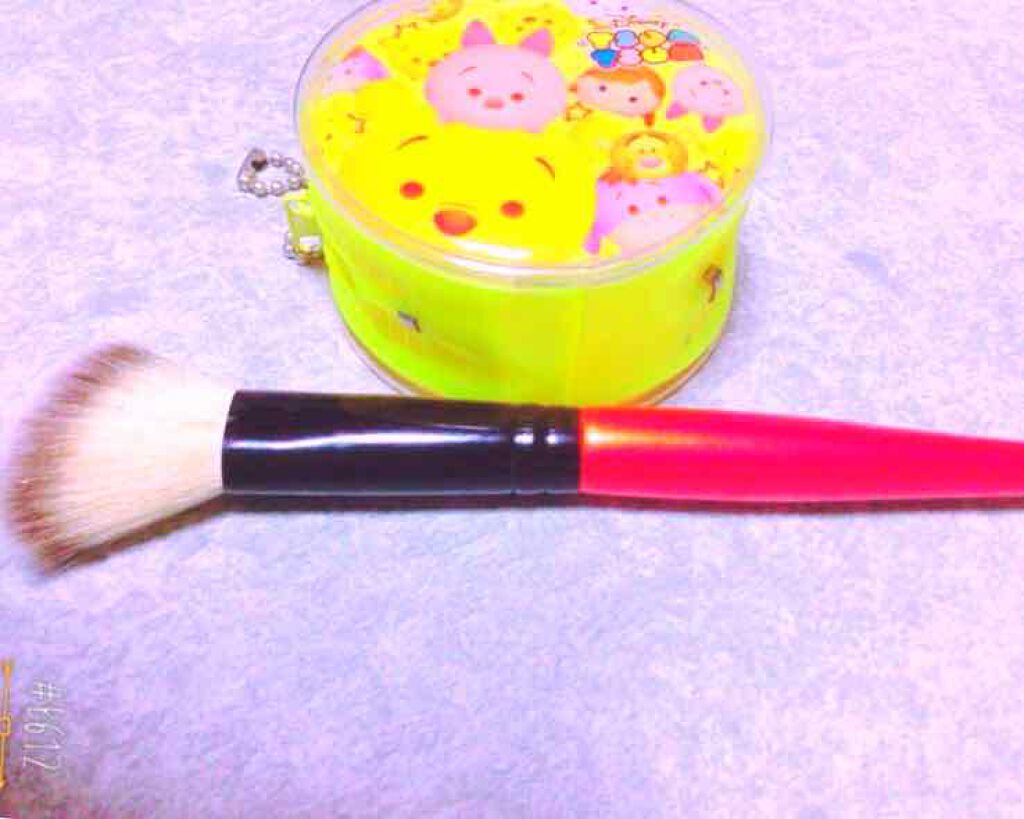 春姫 チークブラシ/DAISO/メイクブラシを使ったクチコミ(1枚目)