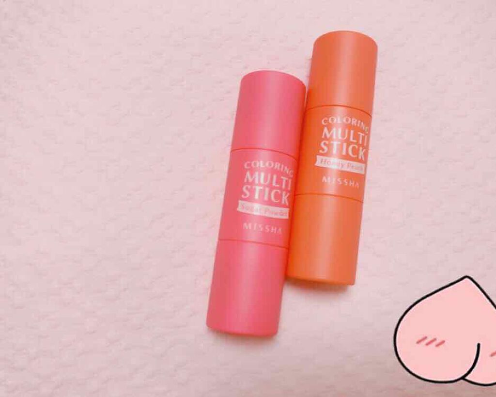 カラーリング マルチ スティック/MISSHA/ジェル・クリームチークを使ったクチコミ（1枚目）