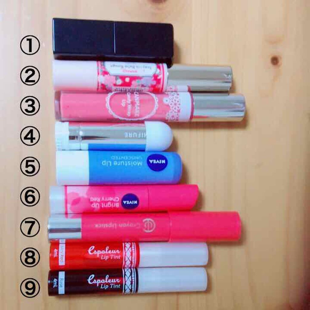 モイストピュアカラーリップ/ニベア/リップクリームを使ったクチコミ（1枚目）