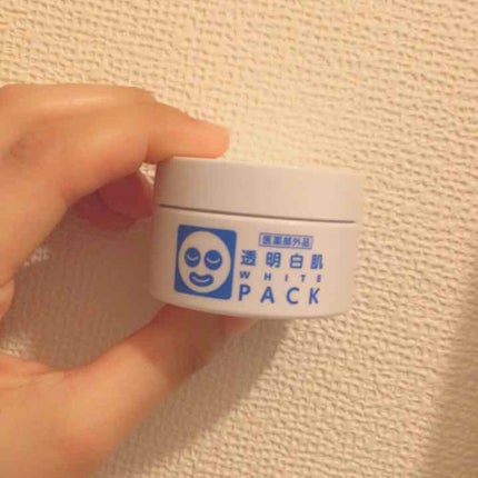 薬用ホワイトパックN/透明白肌/洗い流すパック・マスクを使ったクチコミ(1枚目)