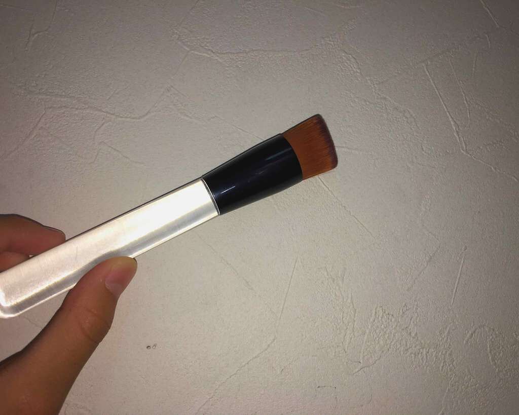 春姫 ファンデーションブラシ/DAISO/メイクブラシを使ったクチコミ（1枚目）