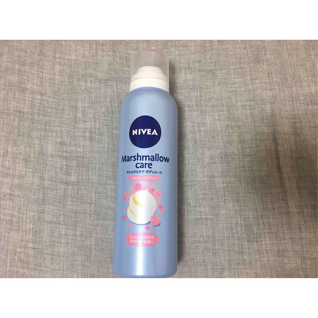 マシュマロケア ボディムース シルキーフラワー/ニベア/ボディローションを使ったクチコミ(1枚目)