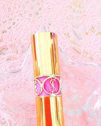 ルージュ ヴォリュプテ シャイン/YVES SAINT LAURENT BEAUTE/口紅を使ったクチコミ(1枚目)