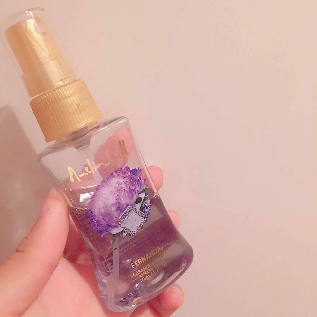 フレグランス ボディミスト アメリアスウェル/フェルナンダ/香水(レディース)を使ったクチコミ（1枚目）