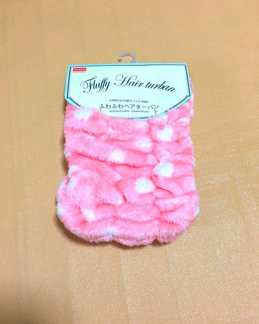 ふわふわヘアターバン/DAISO/ヘアアクセサリーを使ったクチコミ（1枚目）
