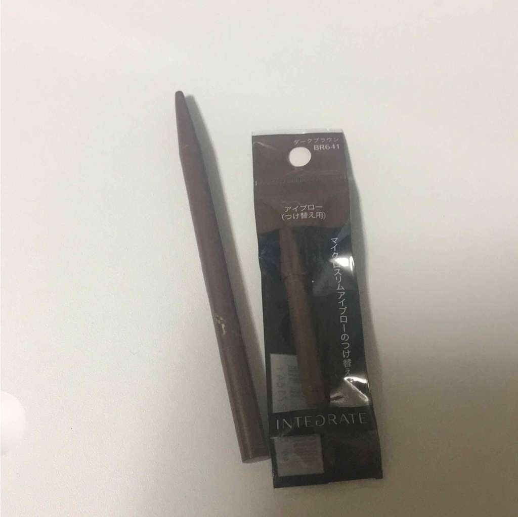 マイクロスリムアイブロー/インテグレート/アイブロウペンシルを使ったクチコミ（1枚目）