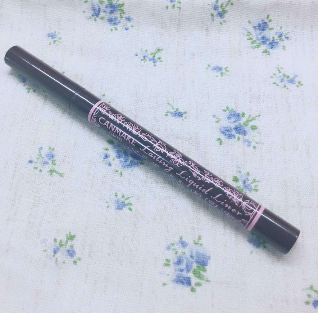 ラスティングリキッドライナー/キャンメイク/リキッドアイライナーを使ったクチコミ(1枚目)