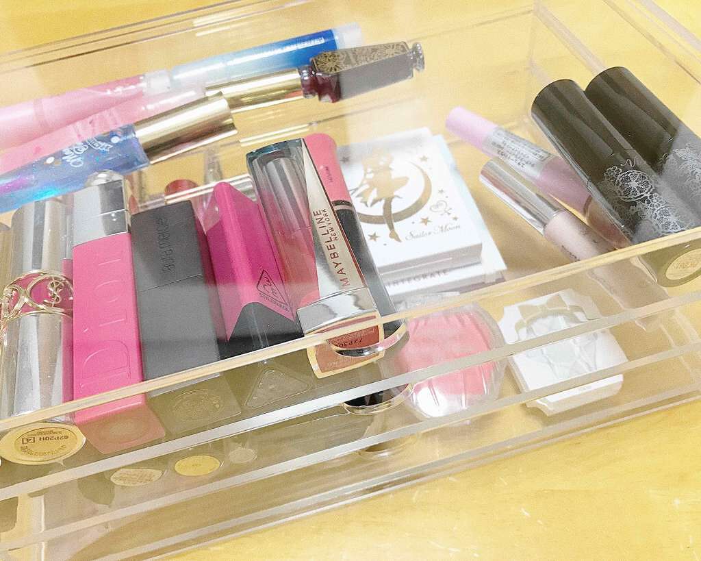 重なるアクリルケース横型3段/無印良品/その他化粧小物を使ったクチコミ(1枚目)