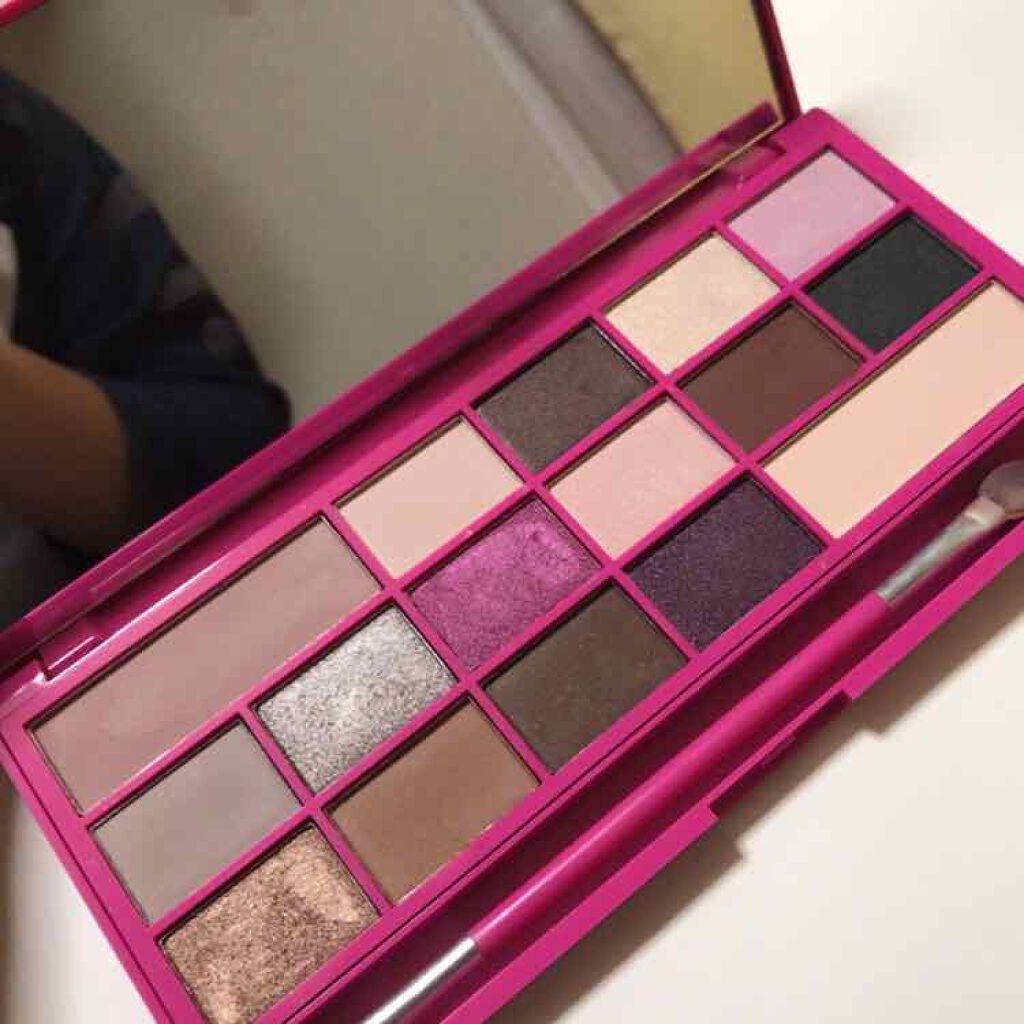 アイラブチョコレート/MAKEUP REVOLUTION/アイシャドウパレットを使ったクチコミ(2枚目)