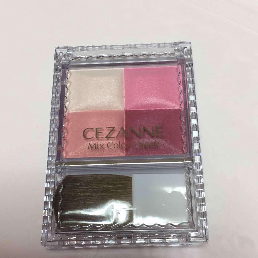 ミックスカラーチーク/CEZANNE/パウダーチークを使ったクチコミ(1枚目)