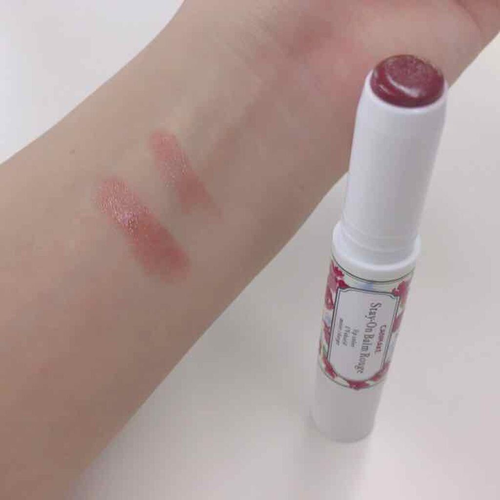 ステイオンバームルージュ/キャンメイク/口紅を使ったクチコミ(2枚目)