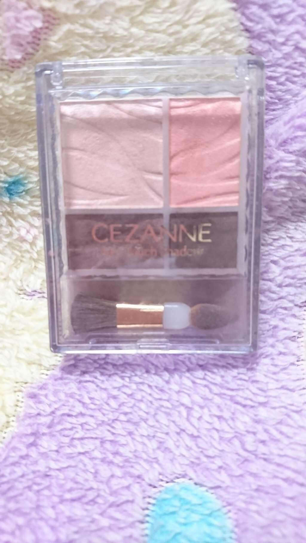 エアリータッチシャドウ/CEZANNE/アイシャドウパレットを使ったクチコミ(1枚目)